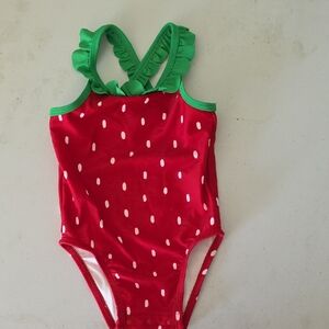 Old Navy Red and Green Swimsuit